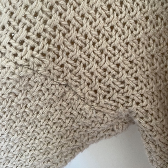 Boohoo Tan/Beige Boho Knit Cardigan Size M/L - Picture 15 of 15